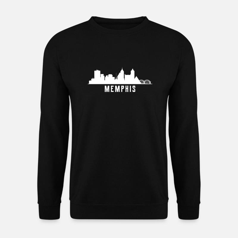 Horizon de Memphis - Sweat-shirt Unisexe - noir