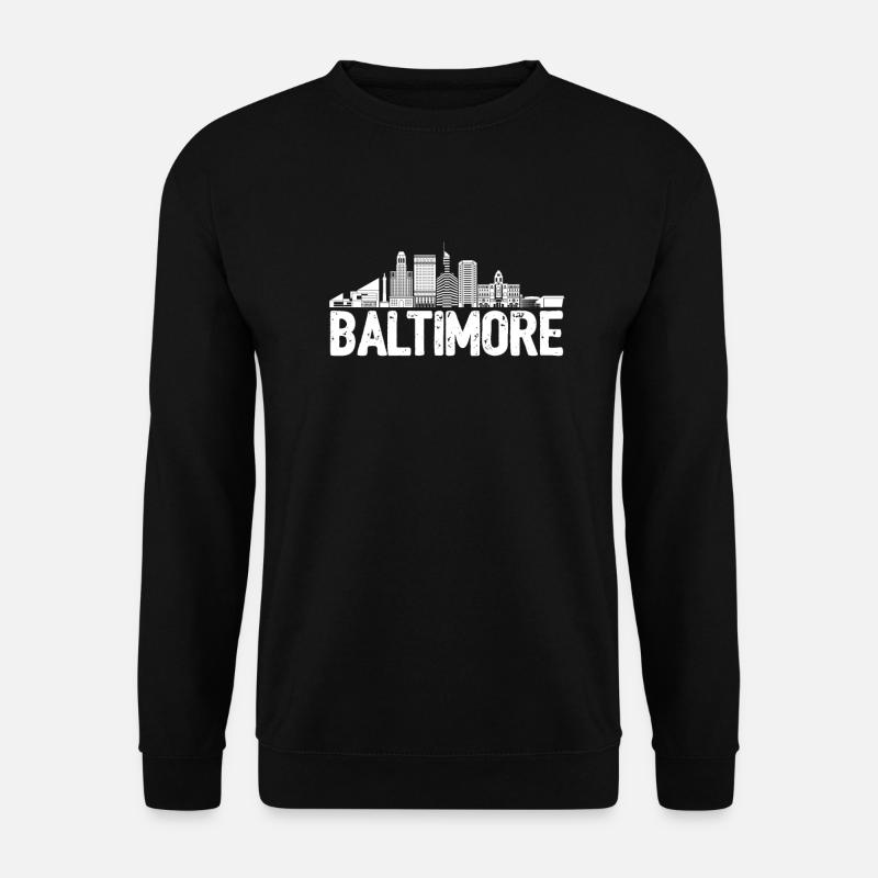 Baltimore Skyline - Unisex Sweatshirt - black