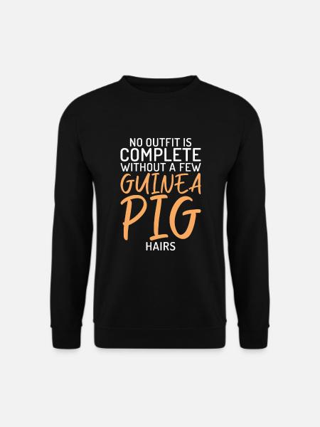 Cadeau de cochon d’Inde mignon - Sweat-shirt Unisexe - noir
