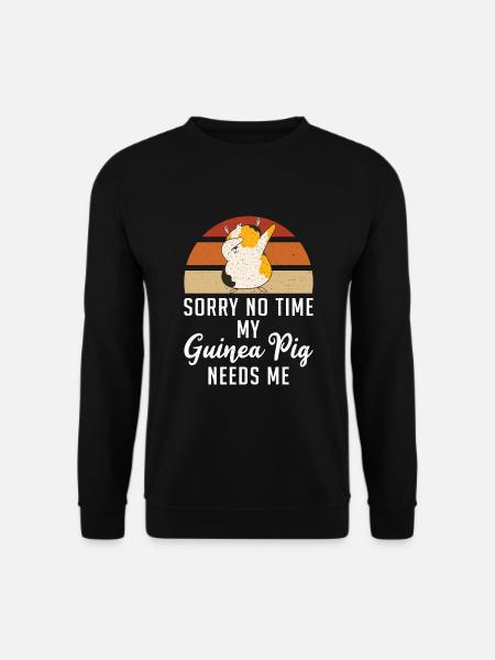 Cute Guinea Pig Gift - Unisex Sweatshirt - black