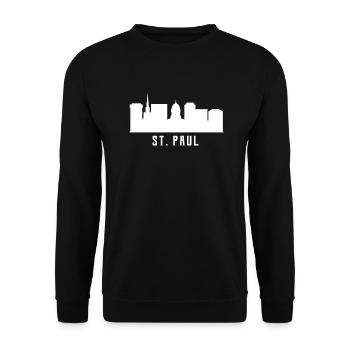 Horizon de St Paul - Sweat-shirt Unisexe - noir - Devant - Alina (178cm) & Michal (187cm)