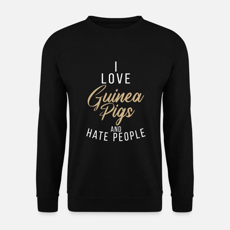 Cute Guinea Pig Gift - Unisex Sweatshirt - black