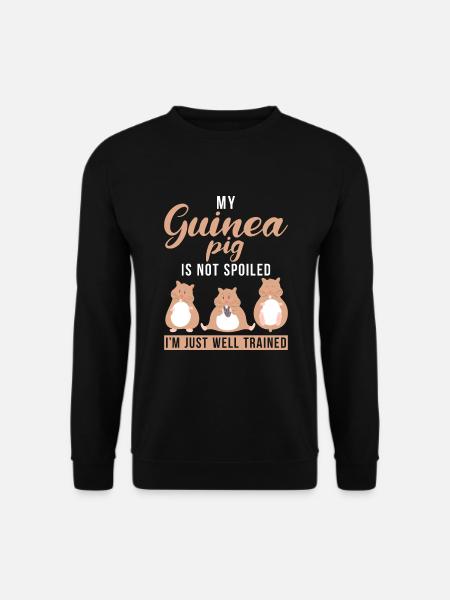 Cute Guinea Pig Gift - Unisex Sweatshirt - black