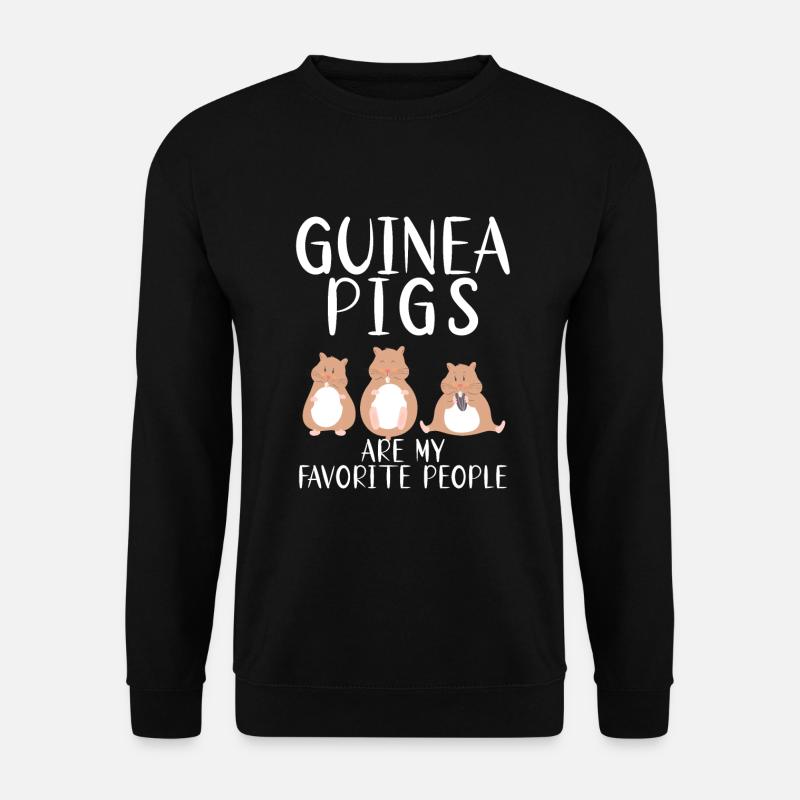 Cadeau mignon cochon d’Inde - Sweat-shirt Unisexe - noir