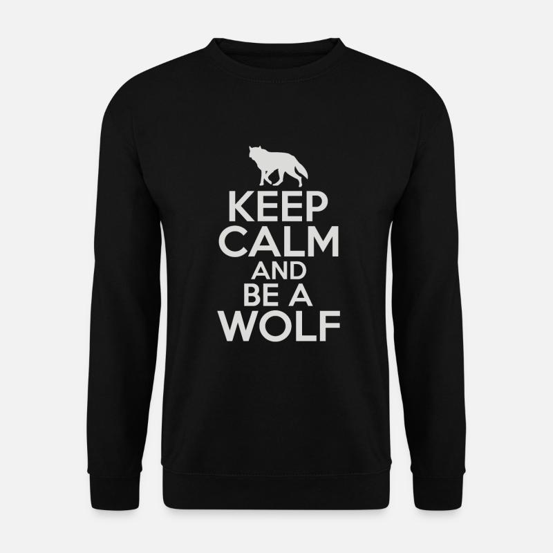 Wolf Gifts Wolf Lover - Unisex Sweatshirt - black