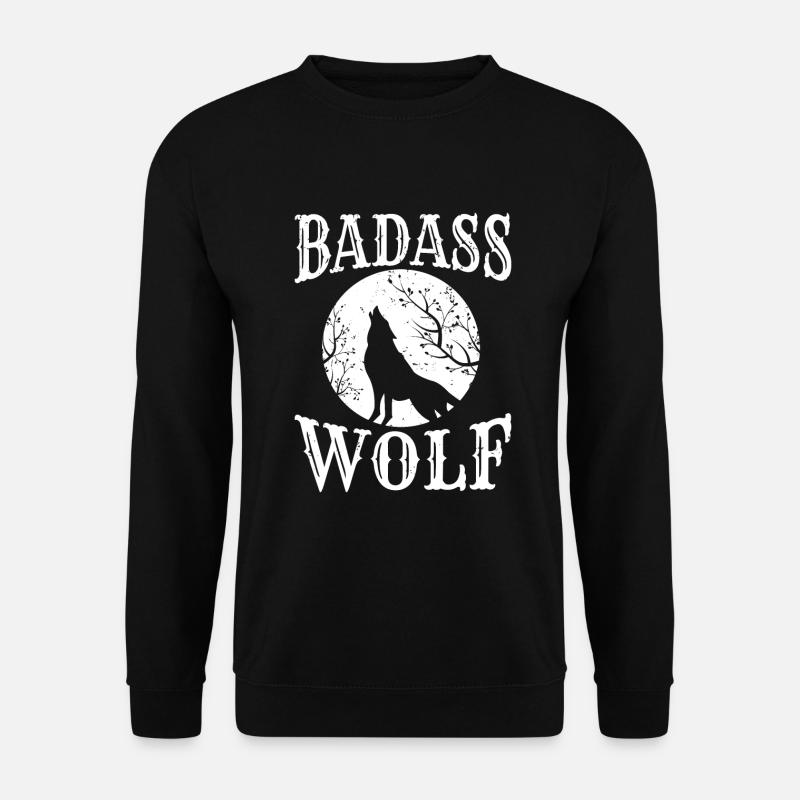 Wolf Gifts Wolf Lover - Unisex Sweatshirt - black
