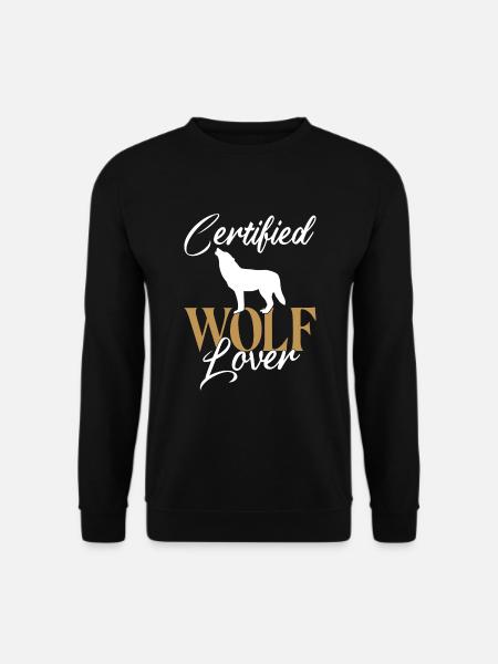Wolf Gifts Wolf Lover - Unisex Sweatshirt - black