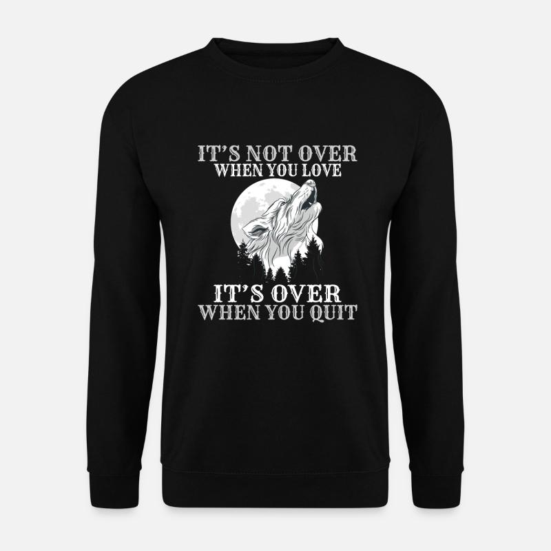 Wolf Gifts Wolf Lover - Unisex Sweatshirt - black