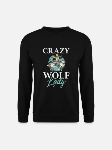 Wolf Gifts Wolf Lover - Unisex Sweatshirt - black