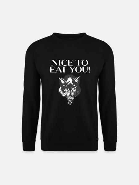 Wolf Gifts Wolf Lover - Unisex Sweatshirt - black