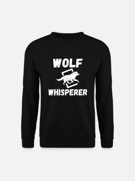 Wolf Gifts Wolf Lover - Unisex Sweatshirt - black