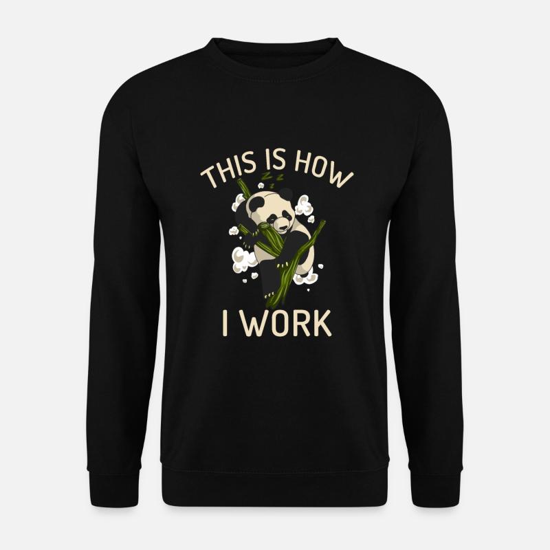 Panda Gifts Panda Lover - Unisex Sweatshirt - black