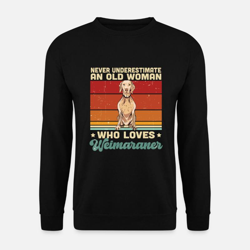 Weimaraner - Unisex Pullover - Schwarz