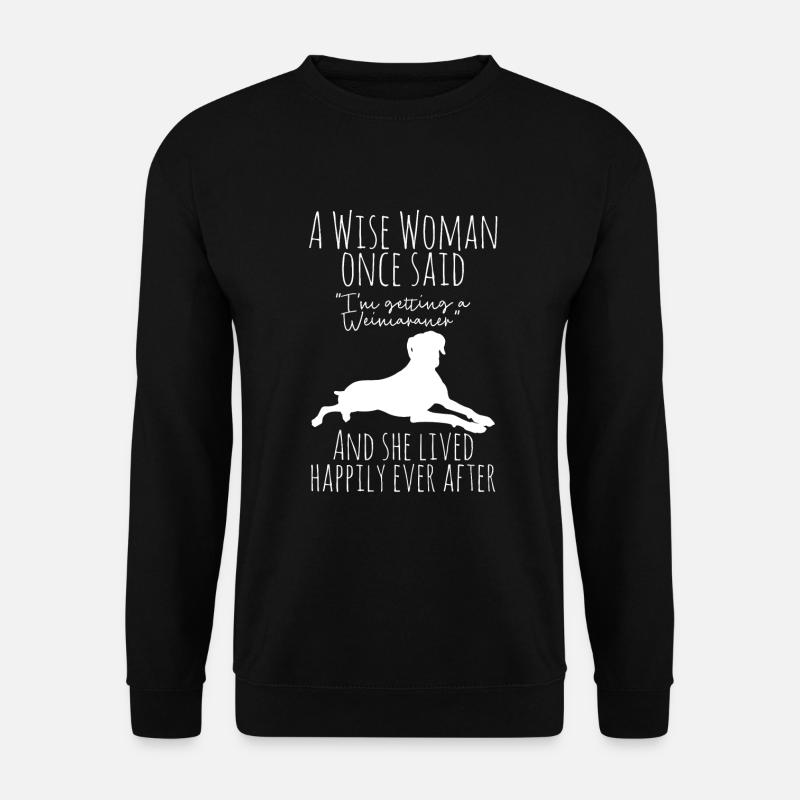 Weimaraner - Unisex Pullover - Schwarz