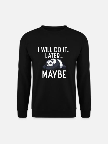 Panda Gifts Panda Lover - Unisex Sweatshirt - black