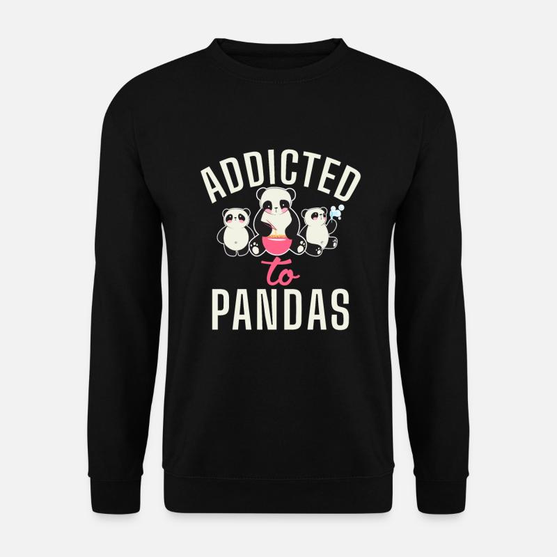Panda Cadeaux Panda Lover - Sweat-shirt Unisexe - noir