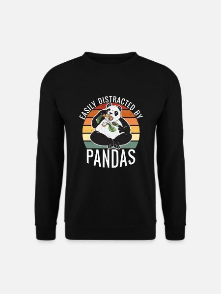 Panda Gifts Panda Lover - Unisex Sweatshirt - black