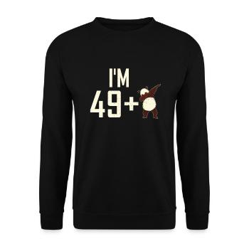 Panda Cadeaux Panda Lover - Sweat-shirt Unisexe - noir - Devant - Alina (178cm) & Michal (187cm)