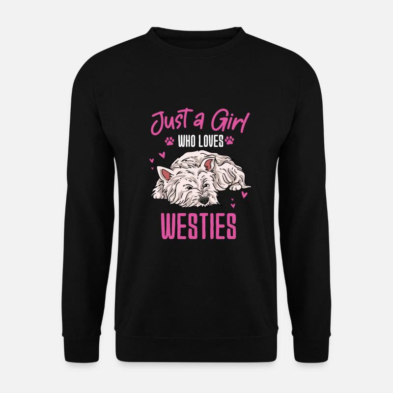 West Highland Terrier - Unisex Pullover - Schwarz