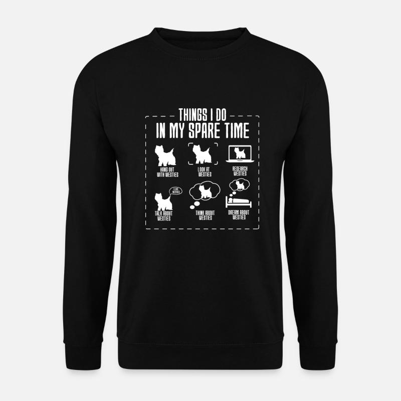 West Highland Terrier - Unisex Pullover - Schwarz