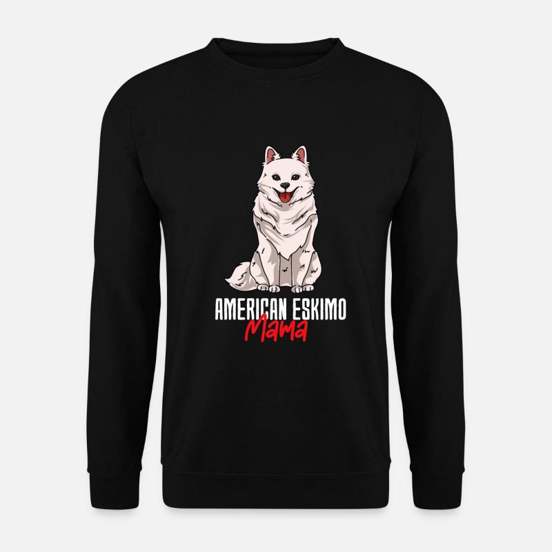 American Eskimo - Unisex Sweatshirt - black