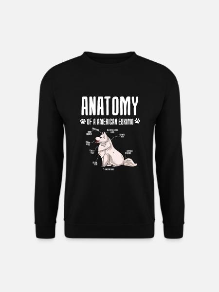 American Eskimo - Unisex Sweatshirt - black