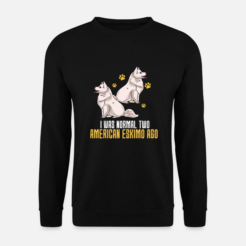 American Eskimo - Unisex Pullover - Schwarz