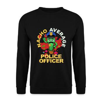 Cinco De Mayo Police - Unisex Sweatshirt - black - Front - Alina (178cm) & Michal (187cm)
