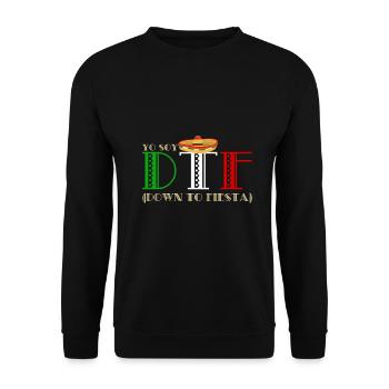 Cinco De Mayo - Unisex Sweatshirt - black - Front - Alina (178cm) & Michal (187cm)