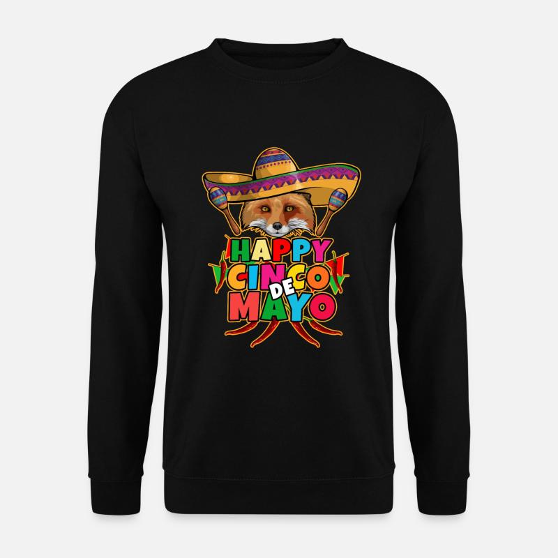 Cinco De Mayo Fox - Sweat-shirt Unisexe - noir