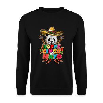 Cinco De Mayo - Unisex Sweatshirt - black - Front - Alina (178cm) & Michal (187cm)