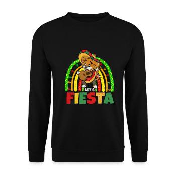 Cinco De Mayo Dog - Unisex Sweatshirt - black - Front - Alina (178cm) & Michal (187cm)