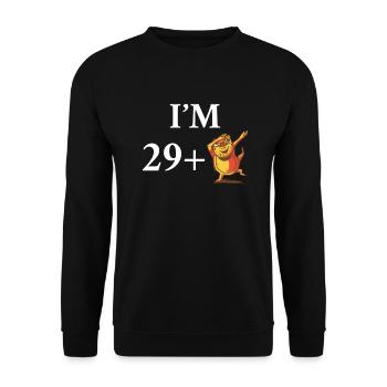 Eidechsenliebhaber Eidechse Geschenk Eidechse Besitzer - Unisex Pullover - Schwarz - Vorne - Alina (178cm) & Michal (187cm)