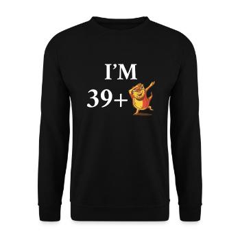 Eidechsenliebhaber Eidechse Geschenk Eidechse Besitzer - Unisex Pullover - Schwarz - Vorne - Alina (178cm) & Michal (187cm)