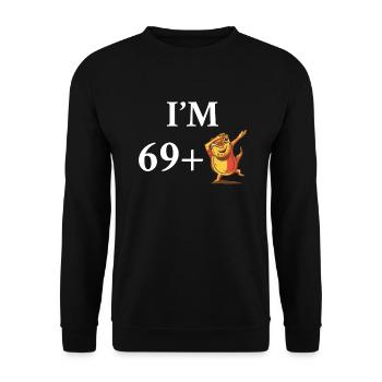 Eidechsenliebhaber Eidechse Geschenk Eidechse Besitzer - Unisex Pullover - Schwarz - Vorne - Alina (178cm) & Michal (187cm)
