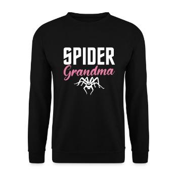 Spider Lover Gifts - Unisex Sweatshirt - black - Front - Alina (178cm) & Michal (187cm)