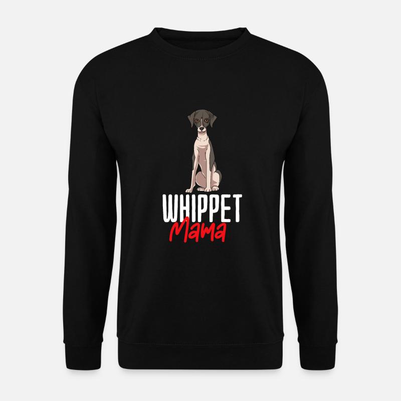 Whippet - Unisex Pullover - Schwarz