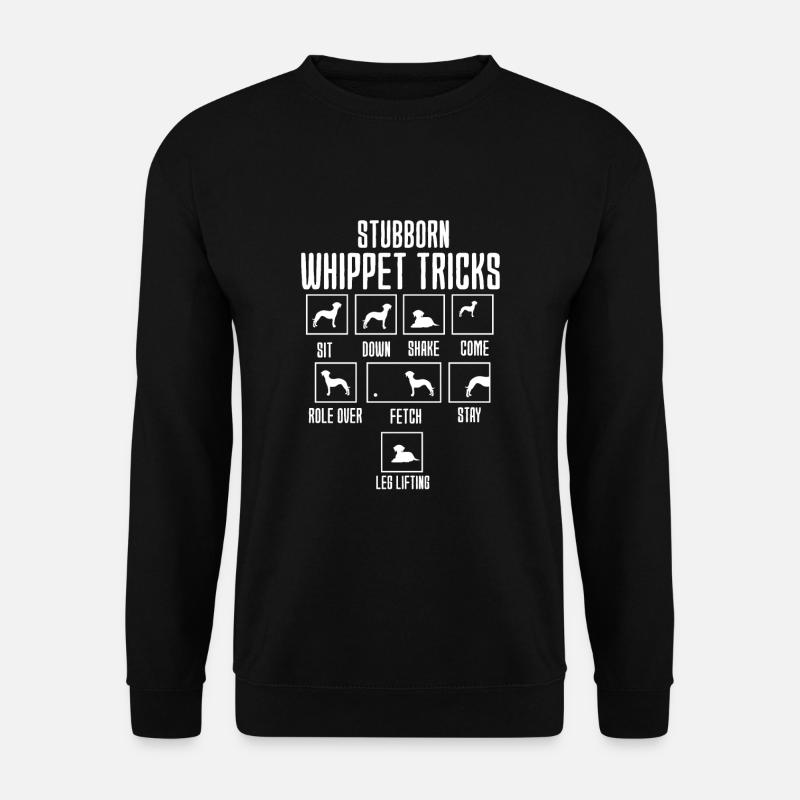 Whippet - Unisex Pullover - Schwarz