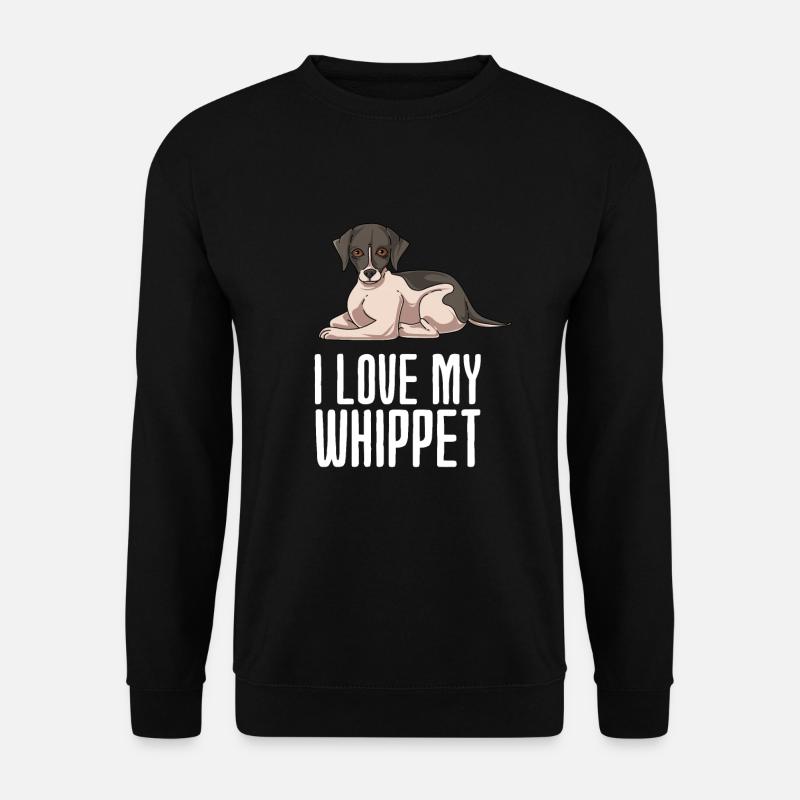 Whippet - Unisex Pullover - Schwarz