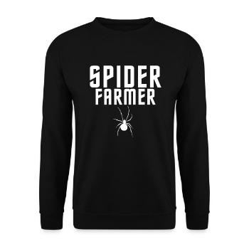 Spider Lover Gifts - Unisex Sweatshirt - black - Front - Alina (178cm) & Michal (187cm)