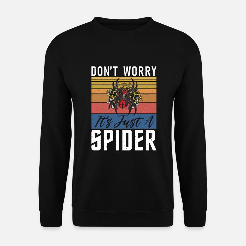 Spider Lover Geschenke - Unisex Pullover - Schwarz