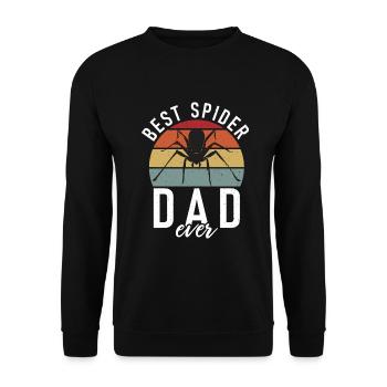 Spider Lover Gifts - Unisex Sweatshirt - black - Front - Alina (178cm) & Michal (187cm)