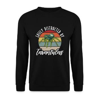 Cadeaux d’amoureux de l’araignée - Sweat-shirt Unisexe - noir - Devant - Alina (178cm) & Michal (187cm)