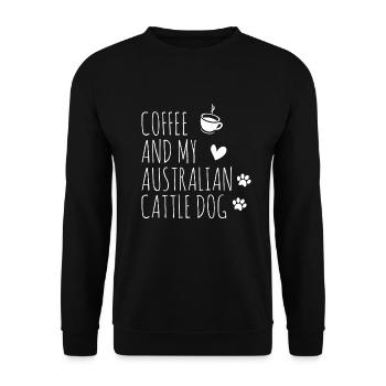 Bouvier australien - Sweat-shirt Unisexe - noir - Devant - Alina (178cm) & Michal (187cm)