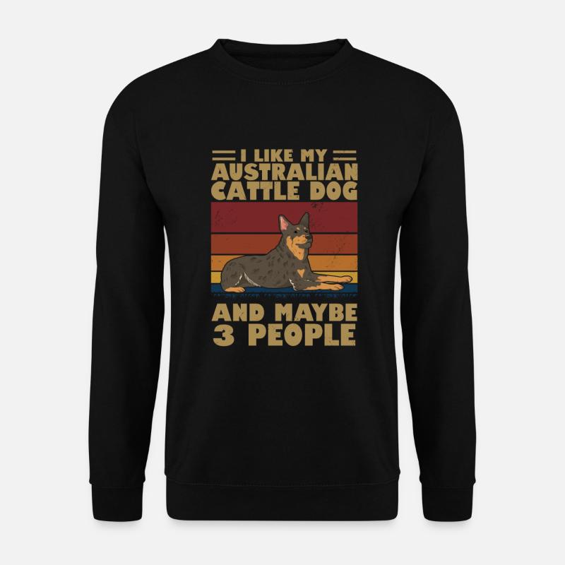 Bouvier australien - Sweat-shirt Unisexe - noir