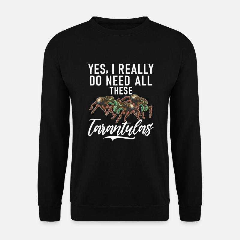 Spider Lover Geschenke - Unisex Pullover - Schwarz