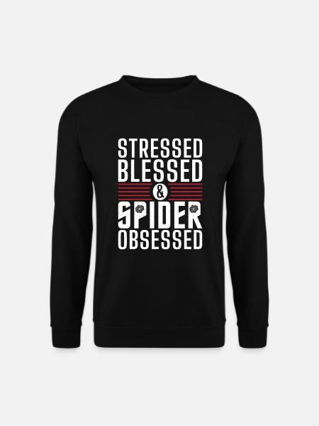 Spider Lover Gifts - Unisex Sweatshirt - black