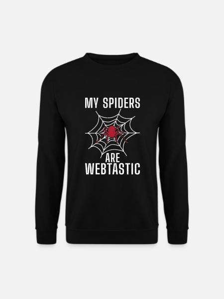 Spider Lover Gifts - Unisex Sweatshirt - black