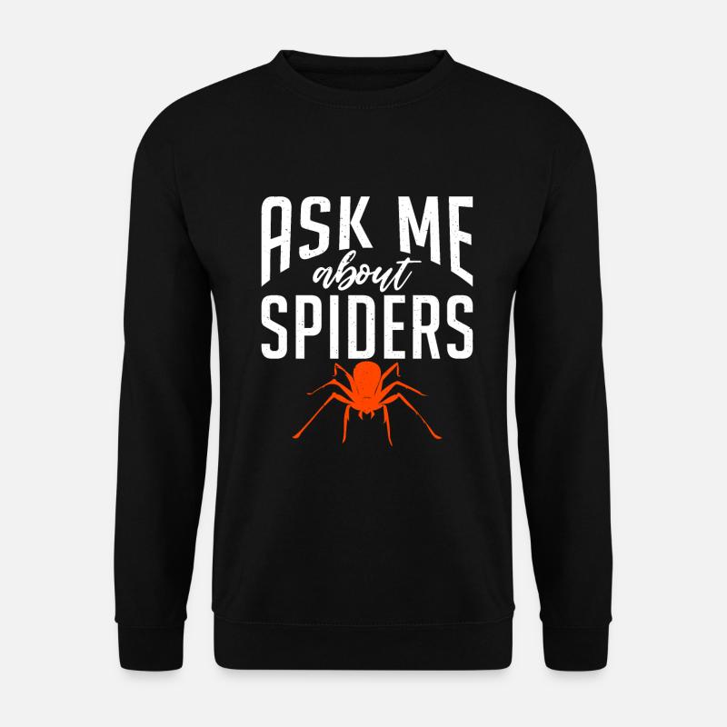 Spider Lover Geschenke - Unisex Pullover - Schwarz