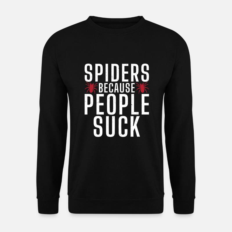 Spider Lover Gifts - Unisex Sweatshirt - black